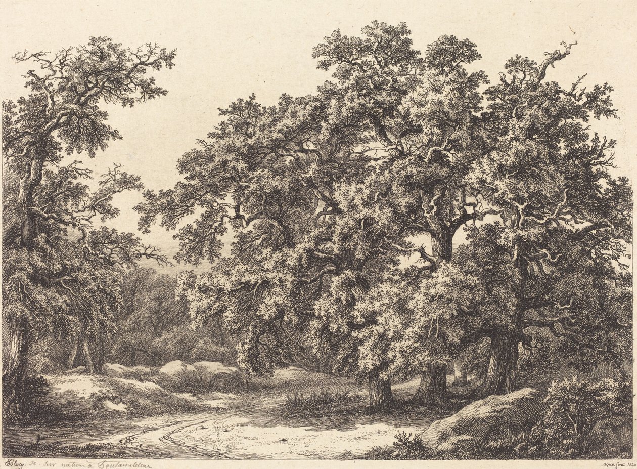 Oaks, 1840. alkotó: Eugene Bléry