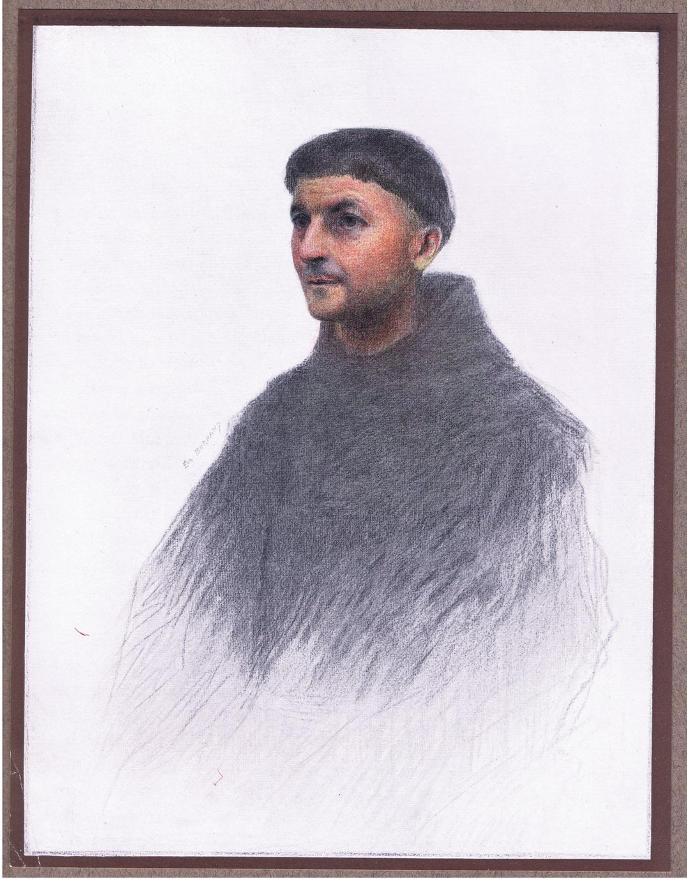 Egy barát, 1919 alkotó: Eugene Burnand