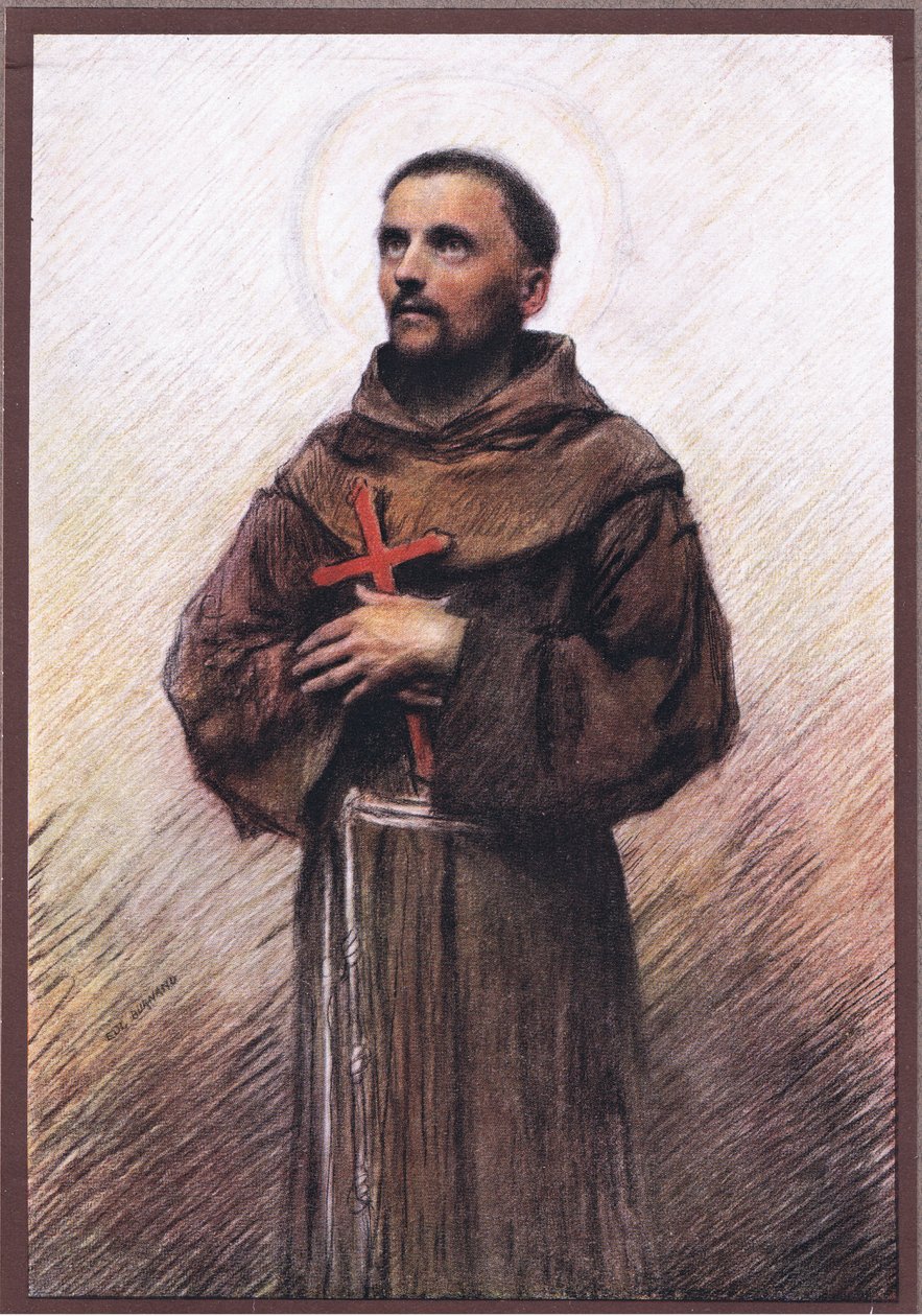 Szent Ferenc, 1919 alkotó: Eugene Burnand