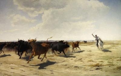 Összegzés (olaj, vászon) alkotó: Eugene Burnand