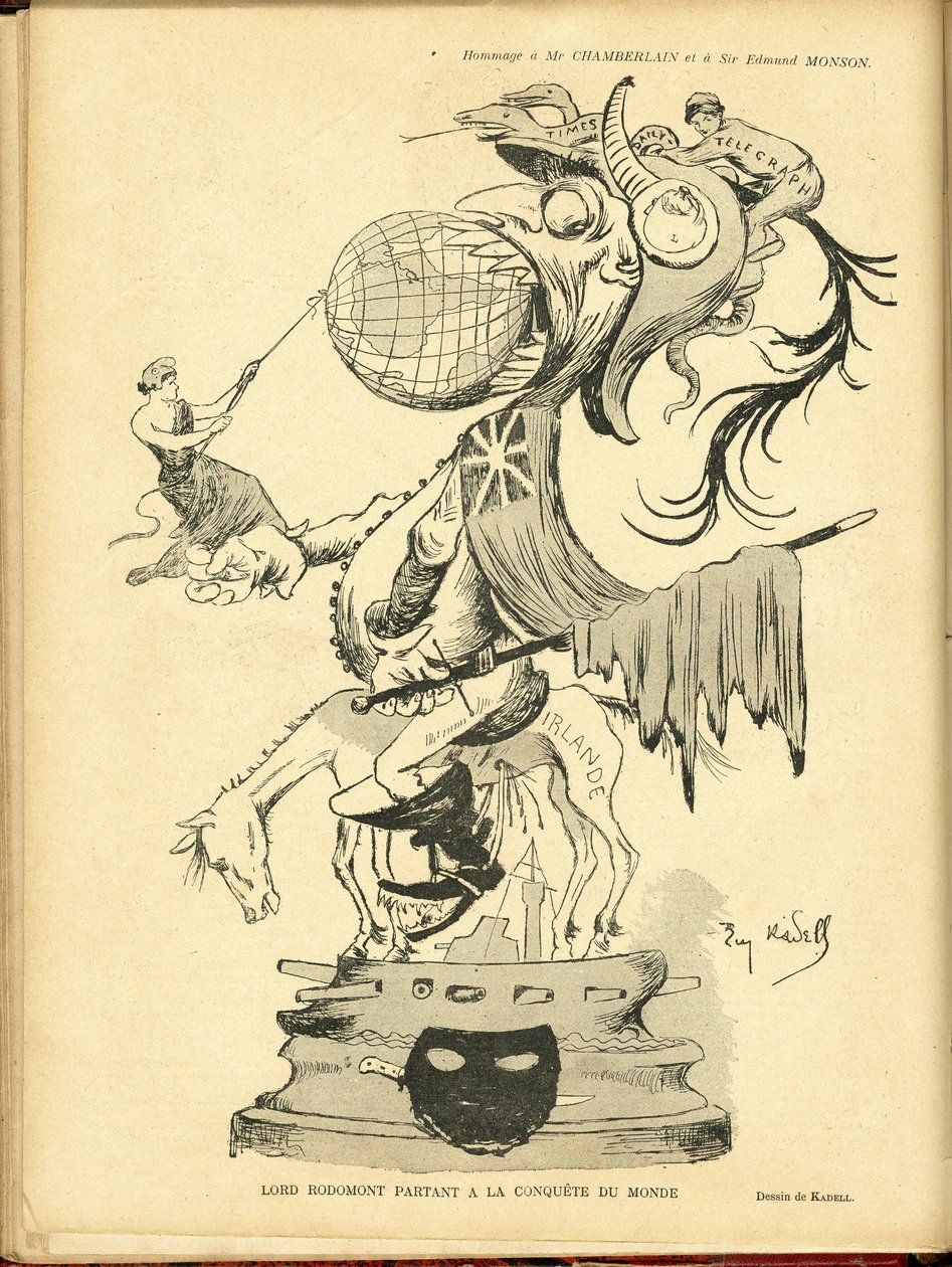 Eugene Cadel (1867-1940) illusztrációja a Le Rire-ben alkotó: Eugene Cadel