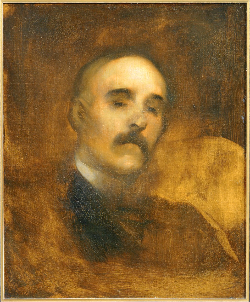 Georges Clemenceau portréja ... (festmény, vászon) alkotó: Eugène Carrière