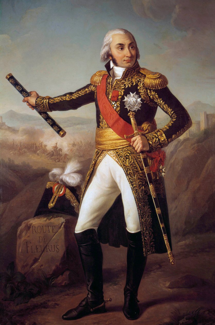 Jean Baptiste, Jourdan gróf, a Birodalom marsalljának egész alakos portréja 1804-ben (1762-1833) Eugene Louis Charpentier (1811-1890) festménye 1856, 2,15 x 1,4 m. alkotó: Eugene Charpentier
