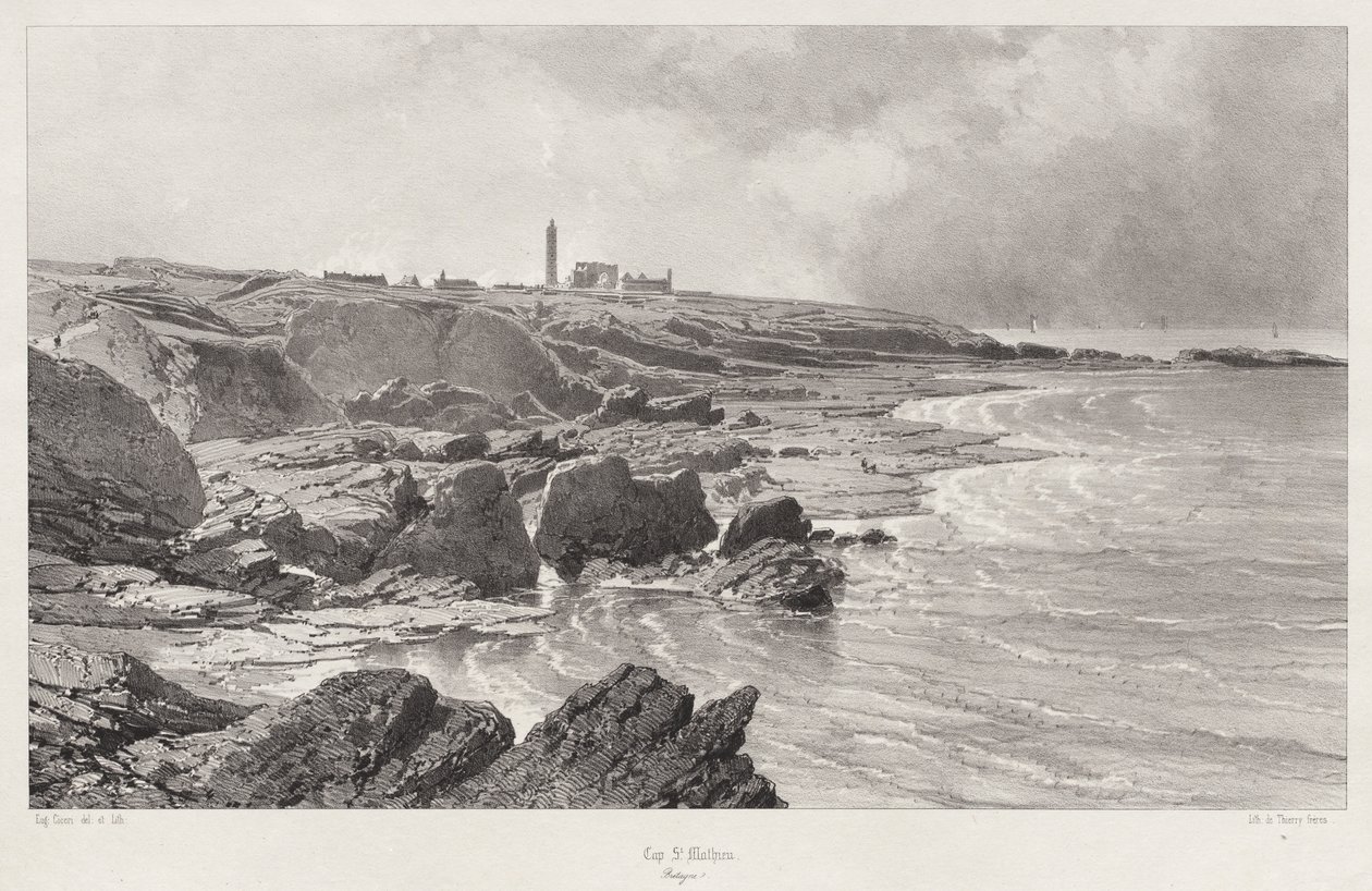 St. Mathieu-fok, 1846. alkotó: Eugene Ciceri
