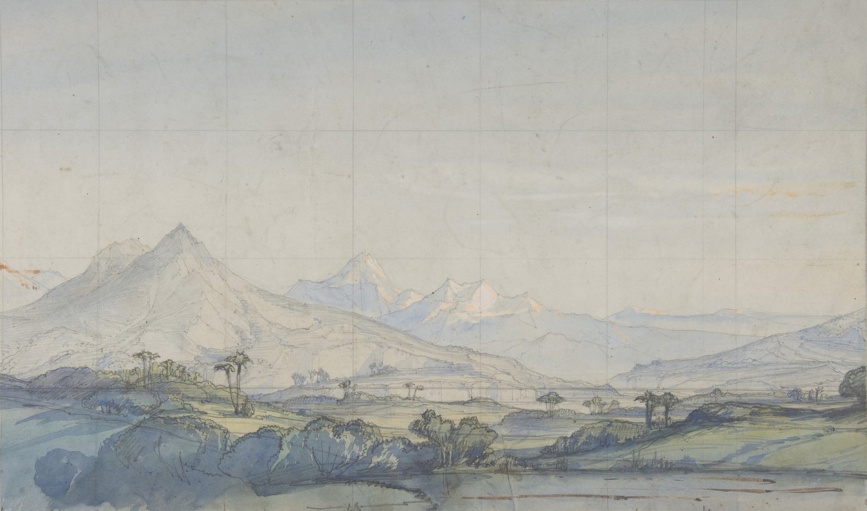 Színpadi díszlet az Opérában, Párizs, 1828-90. alkotó: Eugene Ciceri