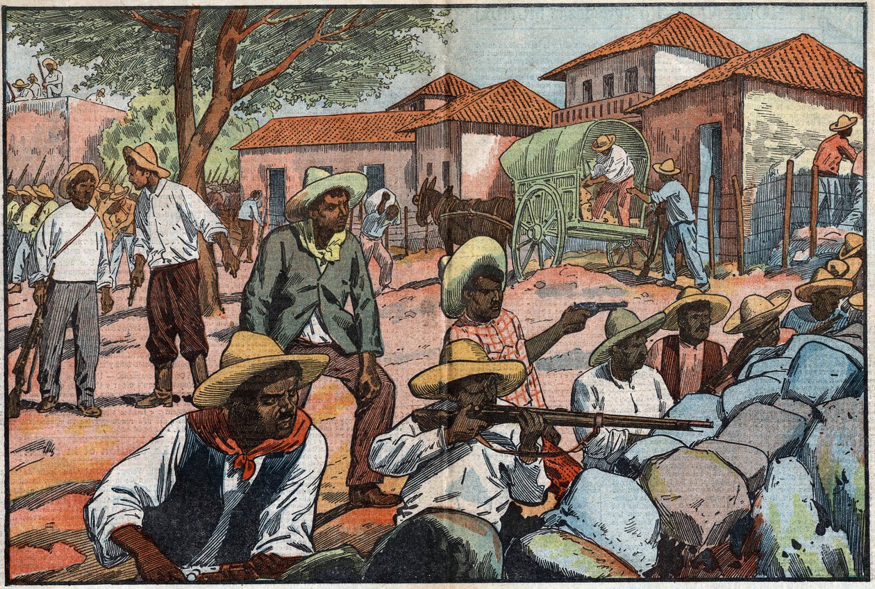 Amerika-ellenes lázadás Nicaraguában alkotó: Eugene Damblans