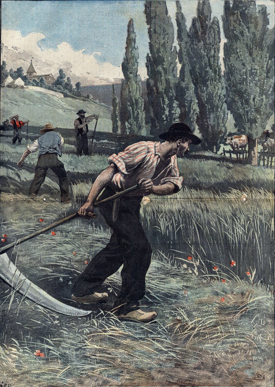 Damblans illusztrációja a június 5-i „” Le Pelerin”-ben alkotó: Eugene Damblans