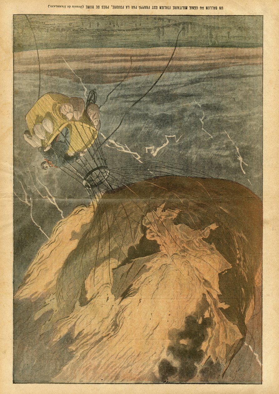 Eugene Damblans (1865-1945) illusztrációja a Le Pelerinben alkotó: Eugene Damblans