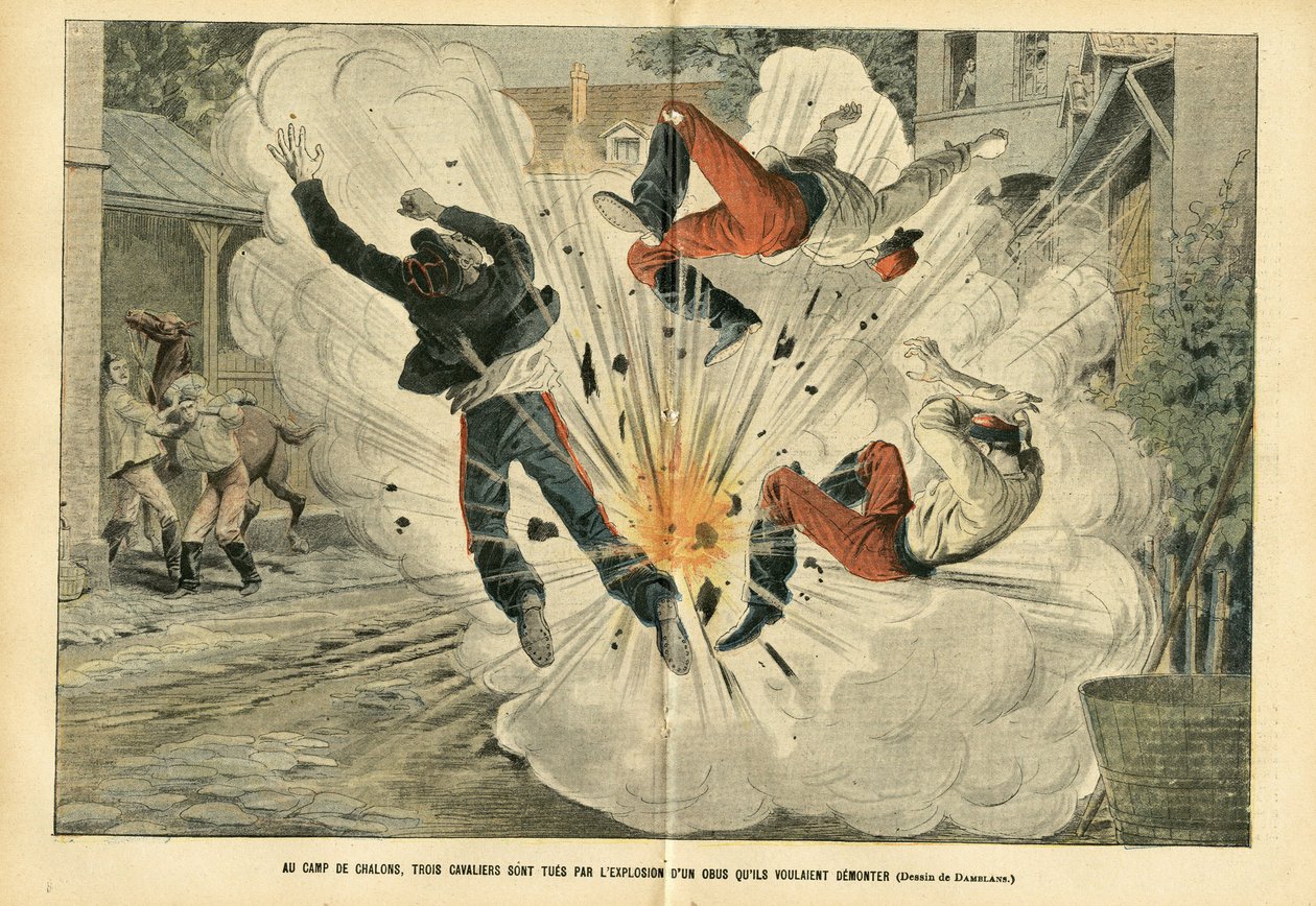 Eugene Damblans (1865-1945) illusztrációja a Le Pelerinben alkotó: Eugene Damblans