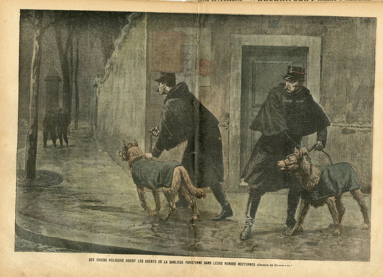Eugene Damblans (1865-1945) illusztrációja a Le Pelerinben alkotó: Eugene Damblans