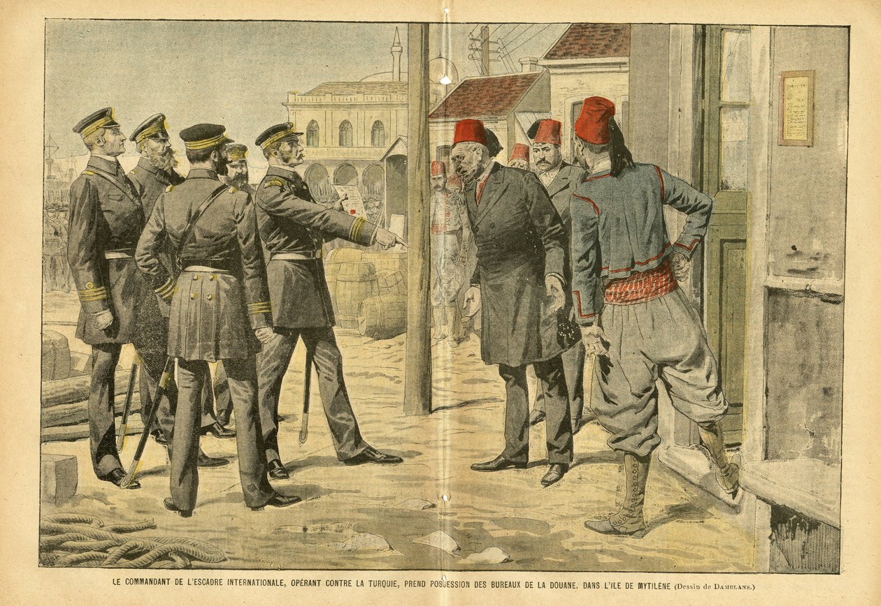 Eugene Damblans (1865-1945) illusztrációja a Le Pelerinben alkotó: Eugene Damblans