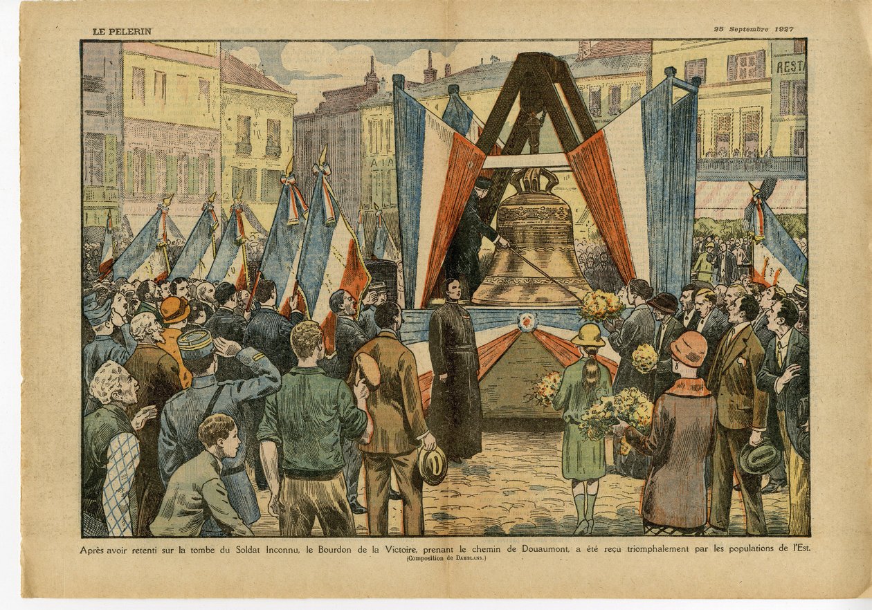 Eugene Damblans (1865-1945) illusztrációja a Le Pelerinben alkotó: Eugene Damblans