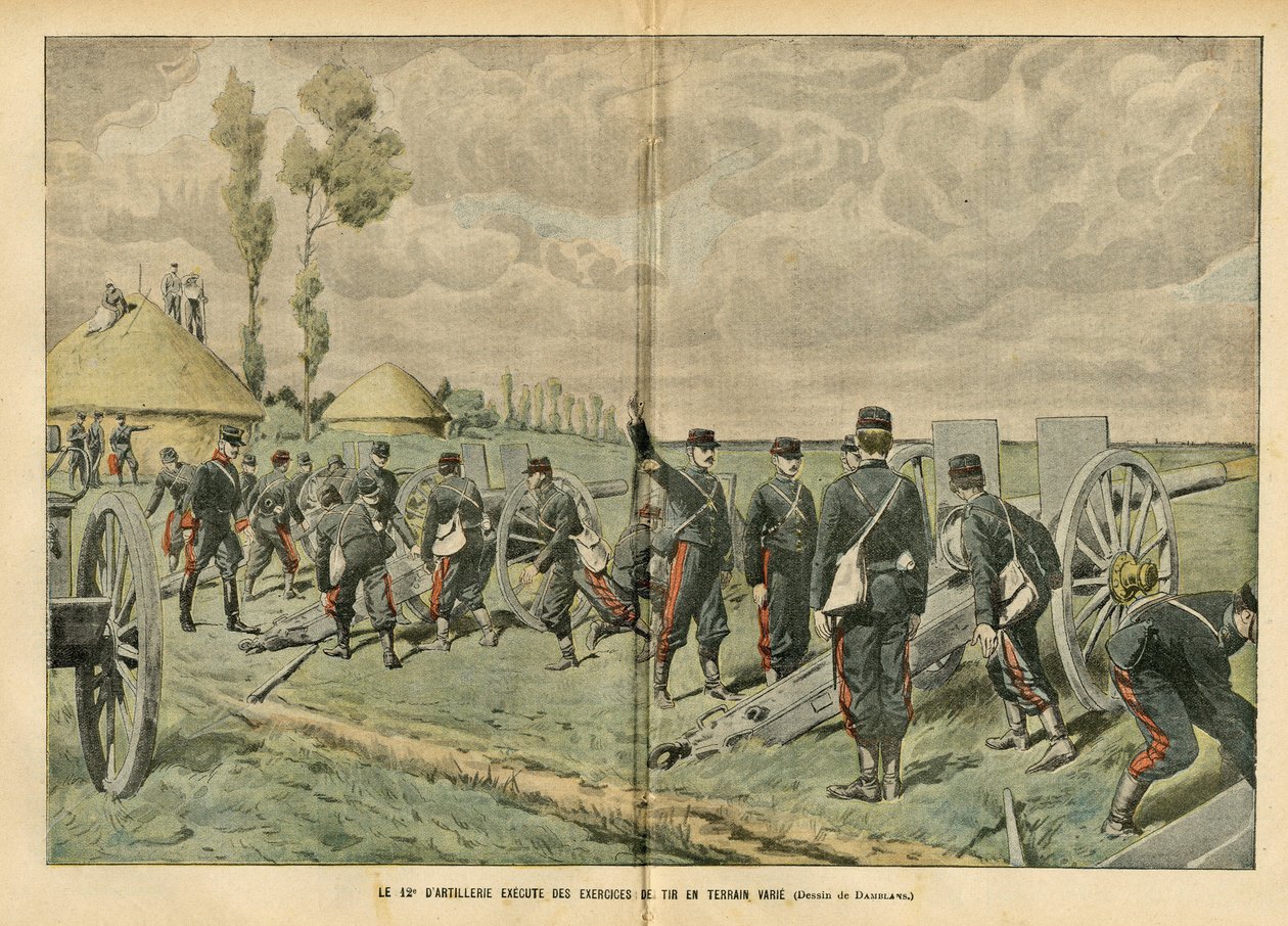 Eugene Damblans (1865-1945) illusztrációja a Le Pelerinben alkotó: Eugene Damblans