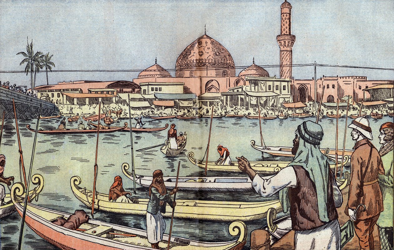 Mada Ashar, illustration by Damblans from french paper "Le Pelerin" january 29 alkotó: Eugene Damblans