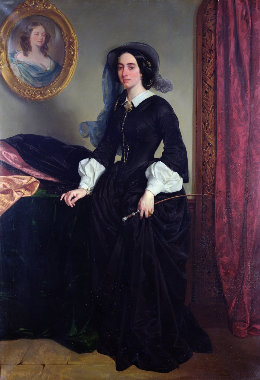 Marie Deveria portréja, 1856 alkotó: Eugene Deveria