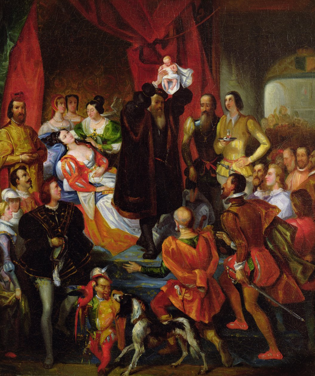 IV. Henrik születése, 1827 körül alkotó: Eugene Deveria