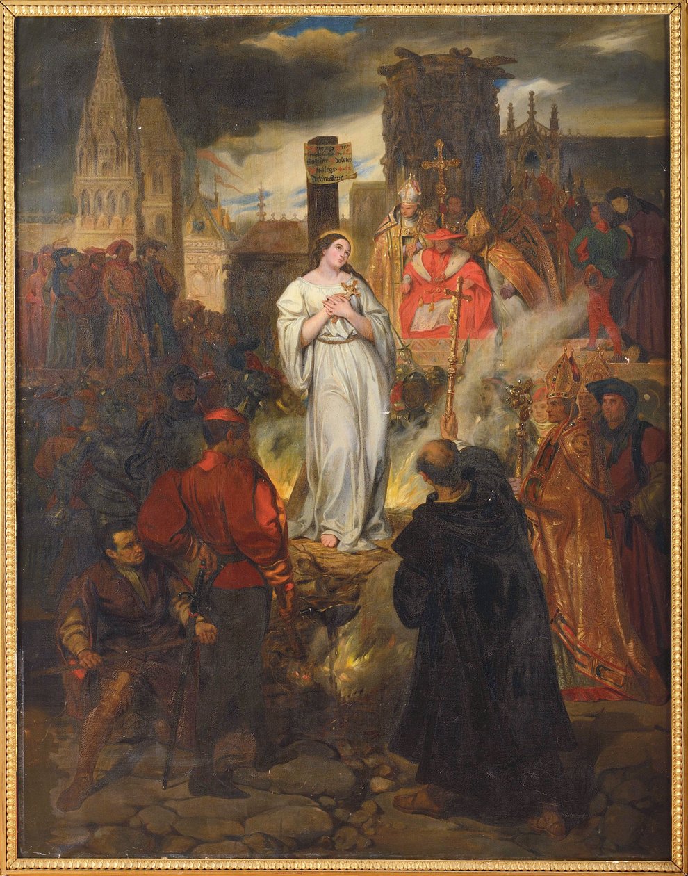 Jeanne of Arc halála, Deveria, Eugene alkotó: Eugene Deveria