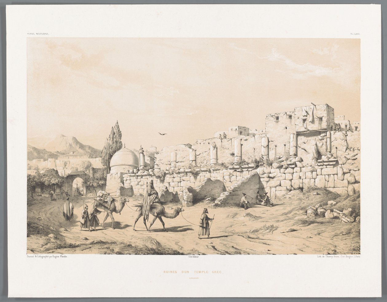 Anahita templomának romja Kangavarban Ruins d