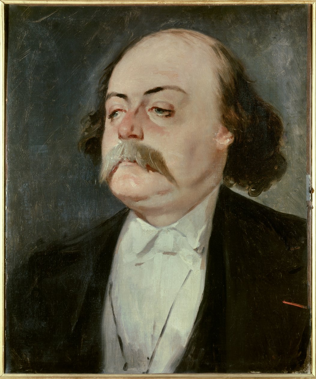 Gustave Flaubert (1821 - 1880) francia író portréja, 1865 körül. Eugene Giraud (1806-1881) festménye alkotó: Eugene Giraud