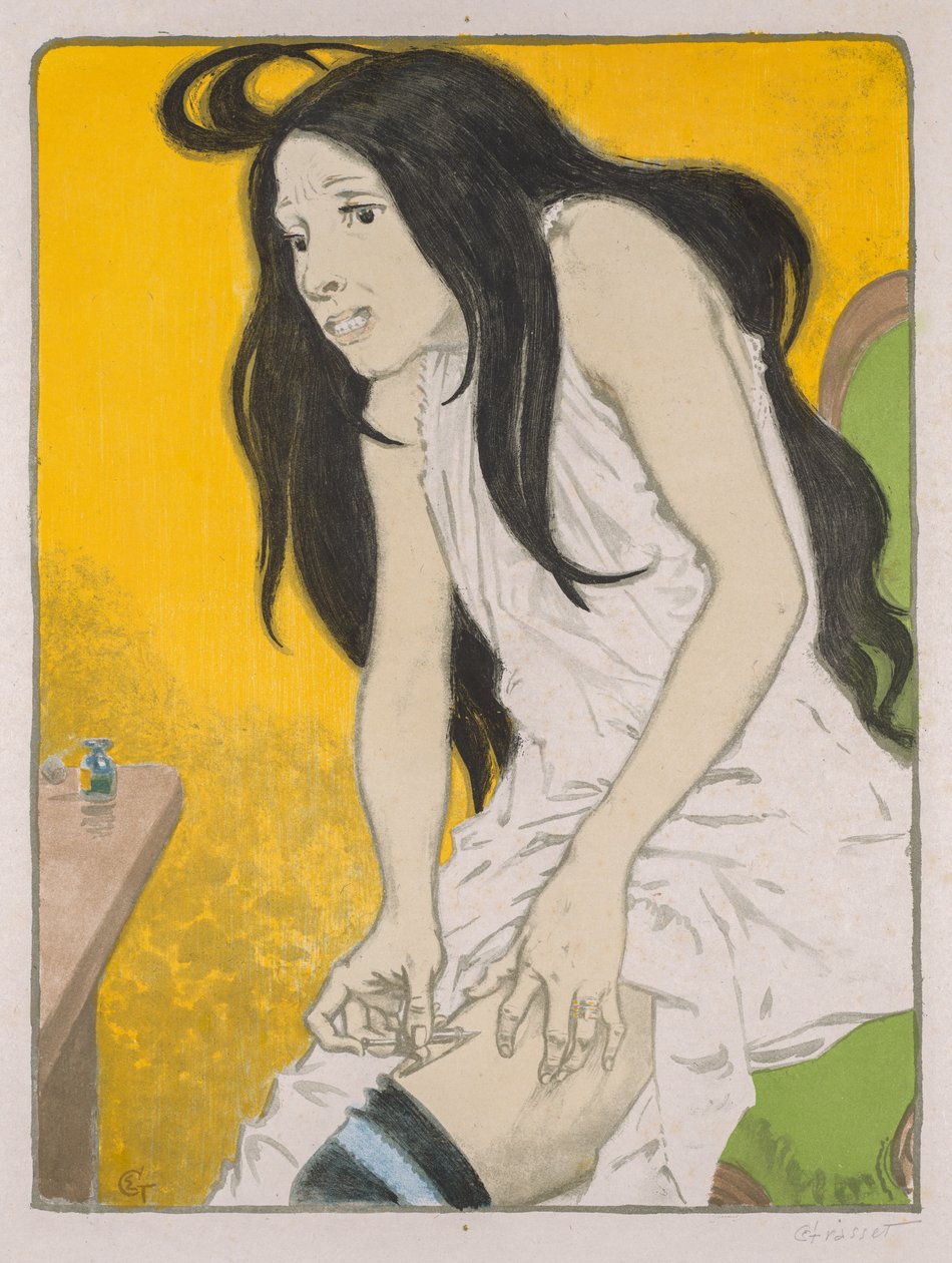 Morfin-függő alkotó: Eugene Grasset