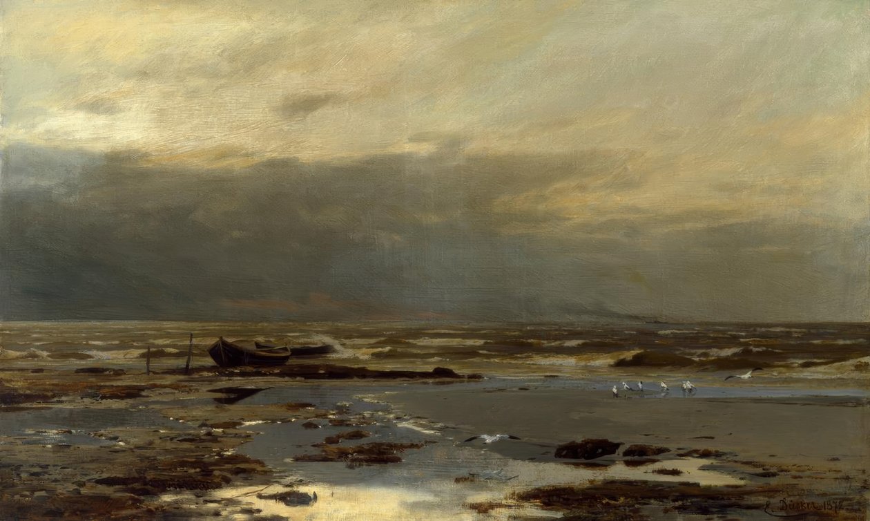 E. Dücker, a Balti-tenger partján alkotó: Eugene Gustav Dücker