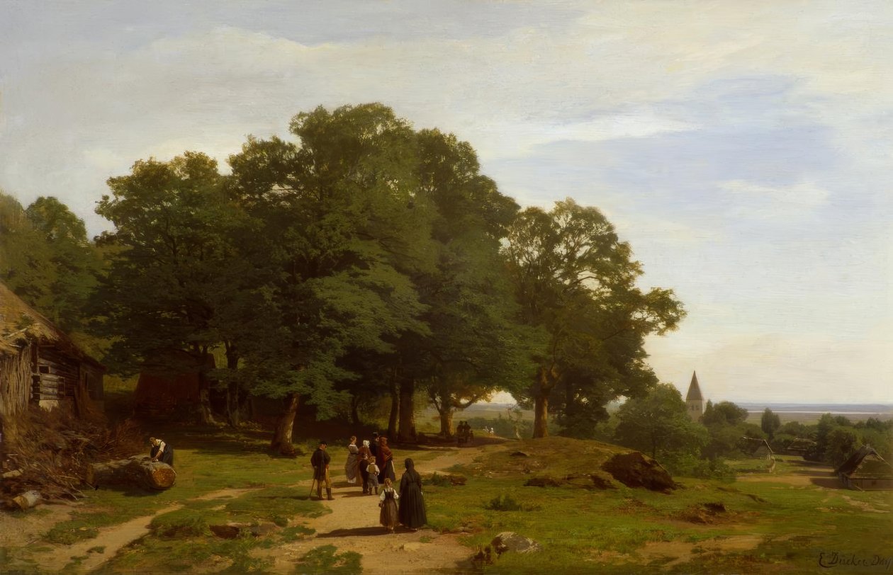 E. Dücker, templomba járás alkotó: Eugene Gustav Dücker