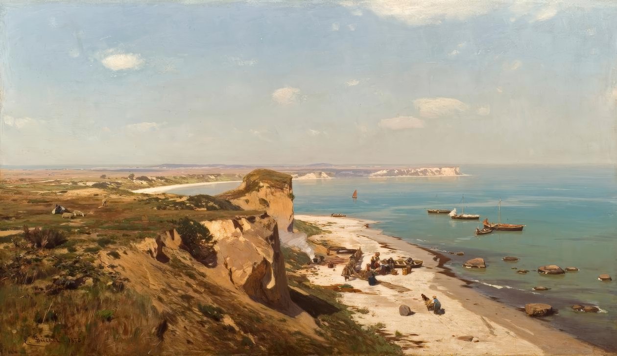 E. Dücker, Balti-tengerpart alkotó: Eugene Gustav Dücker