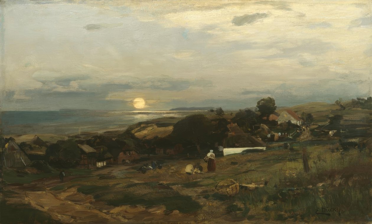 E. Dücker, naplemente alkotó: Eugene Gustav Dücker