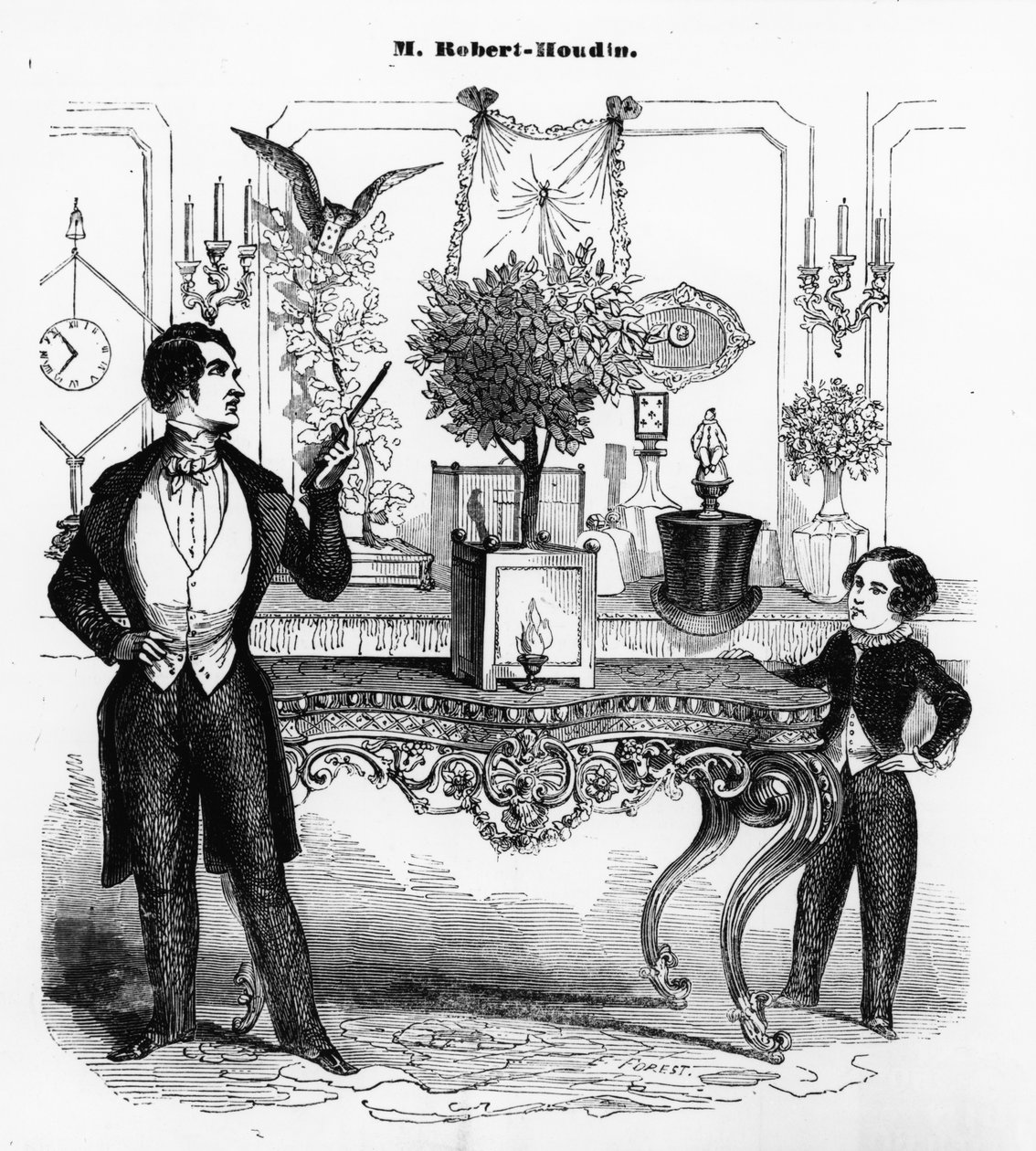 Jean Eugene Robert-Houdin (1805-71) Egy mechanikus játék magyarázata alkotó: Eugene Hippolyte Forest