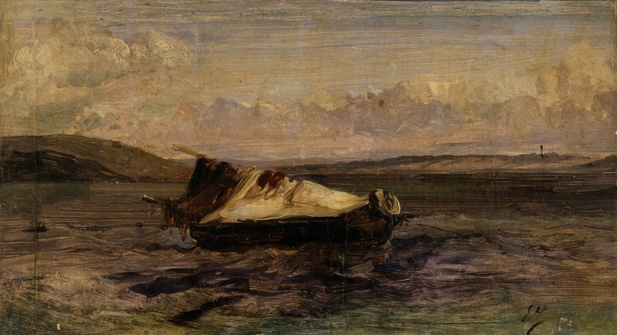A csónak alkotó: Eugene Isabey
