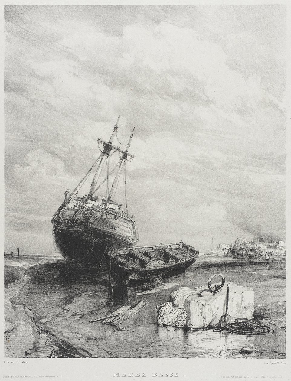 Apály alkotó: Eugene Isabey