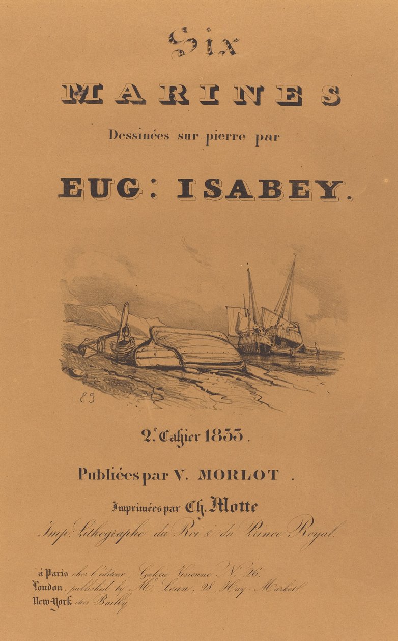 Hat tengerészgyalogos alkotó: Eugene Isabey