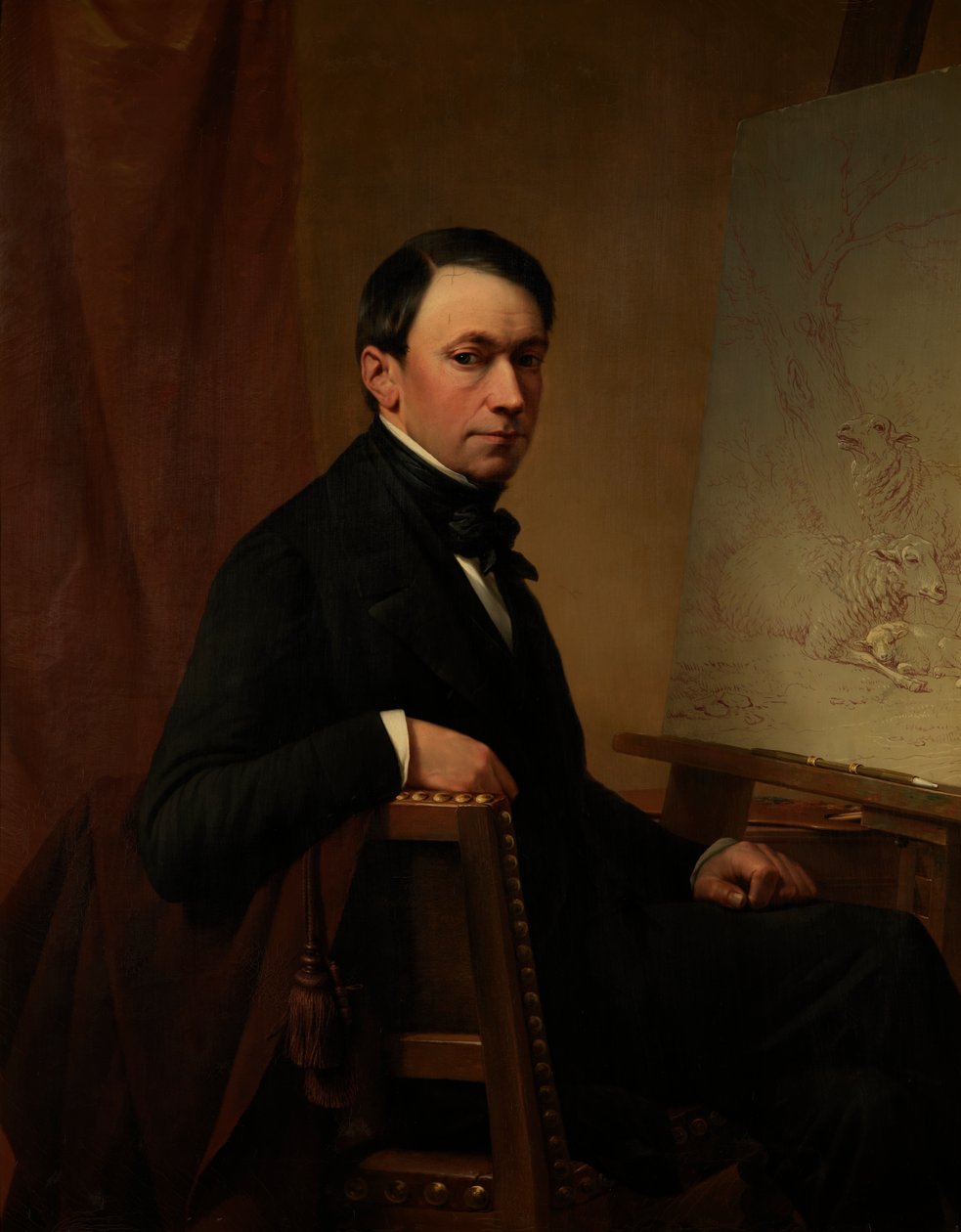 Önarckép alkotó: Eugene Joseph Verboeckhoven