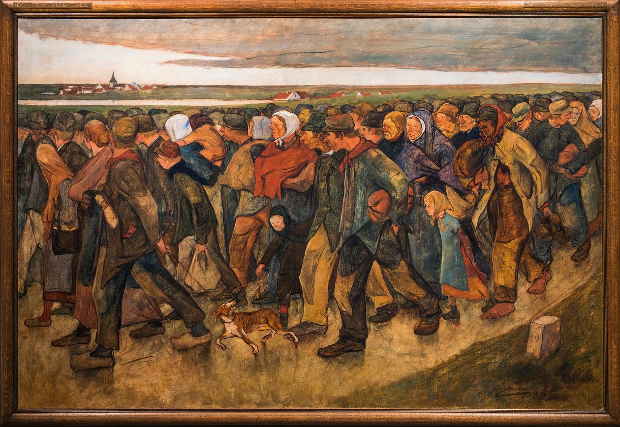 Az emigránsok, Eugene Laermans (1864-1940) alkotó: Eugene Laermans