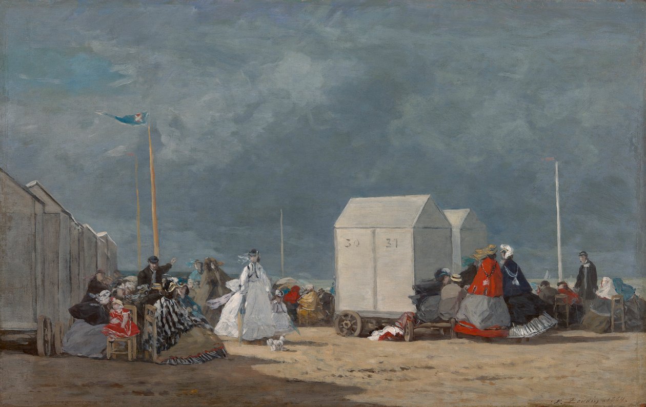 Közeledő vihar alkotó: Eugene Louis Boudin