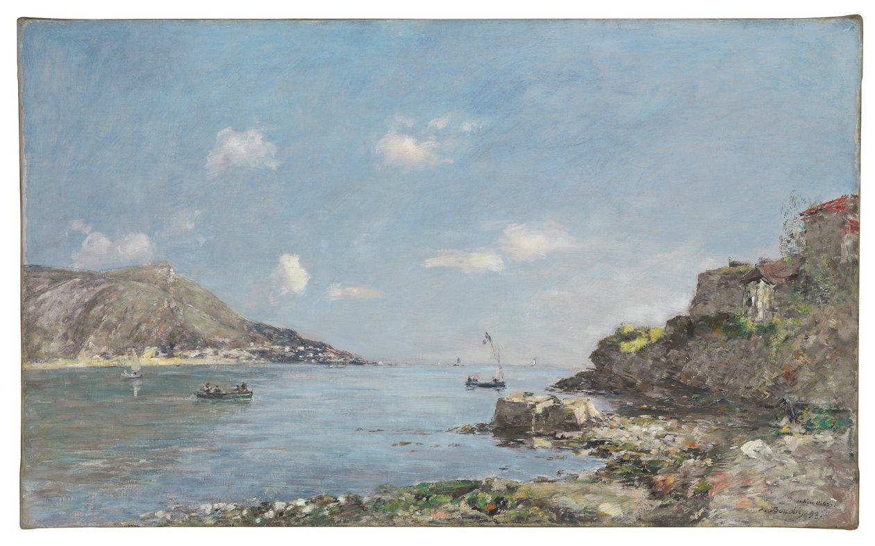 Beaulieu, A hangyák öblében, Reggeli hatás, 1892 alkotó: Eugene Louis Boudin