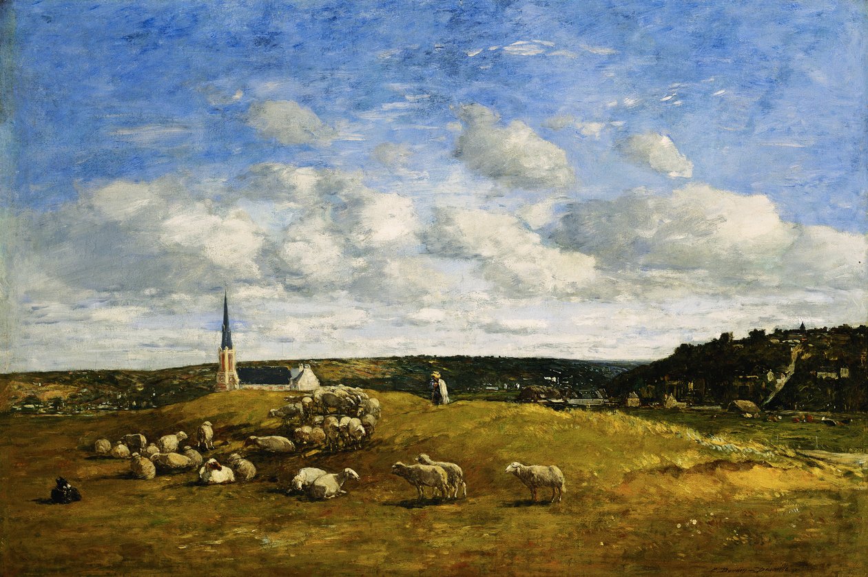 Deauville, 1870-1874 alkotó: Eugene Louis Boudin
