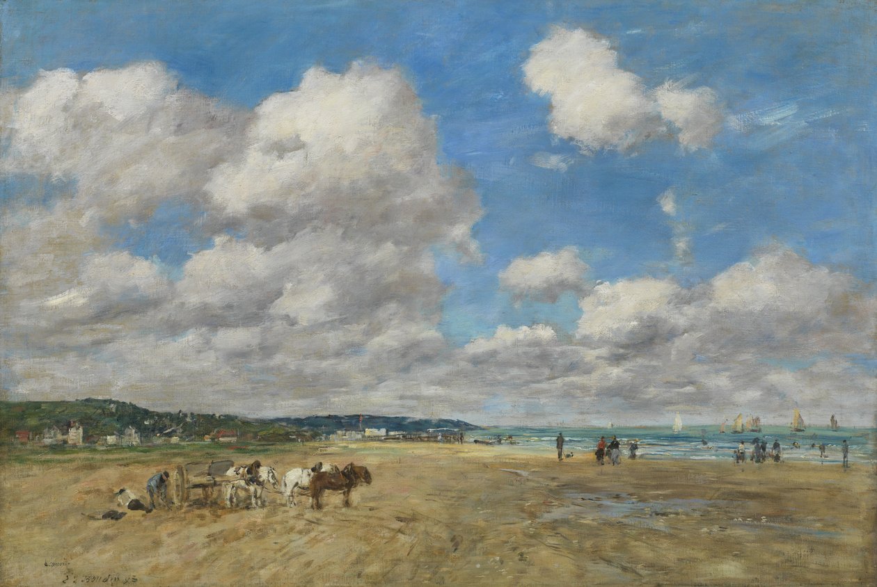 Deauville, 1893 alkotó: Eugene Louis Boudin