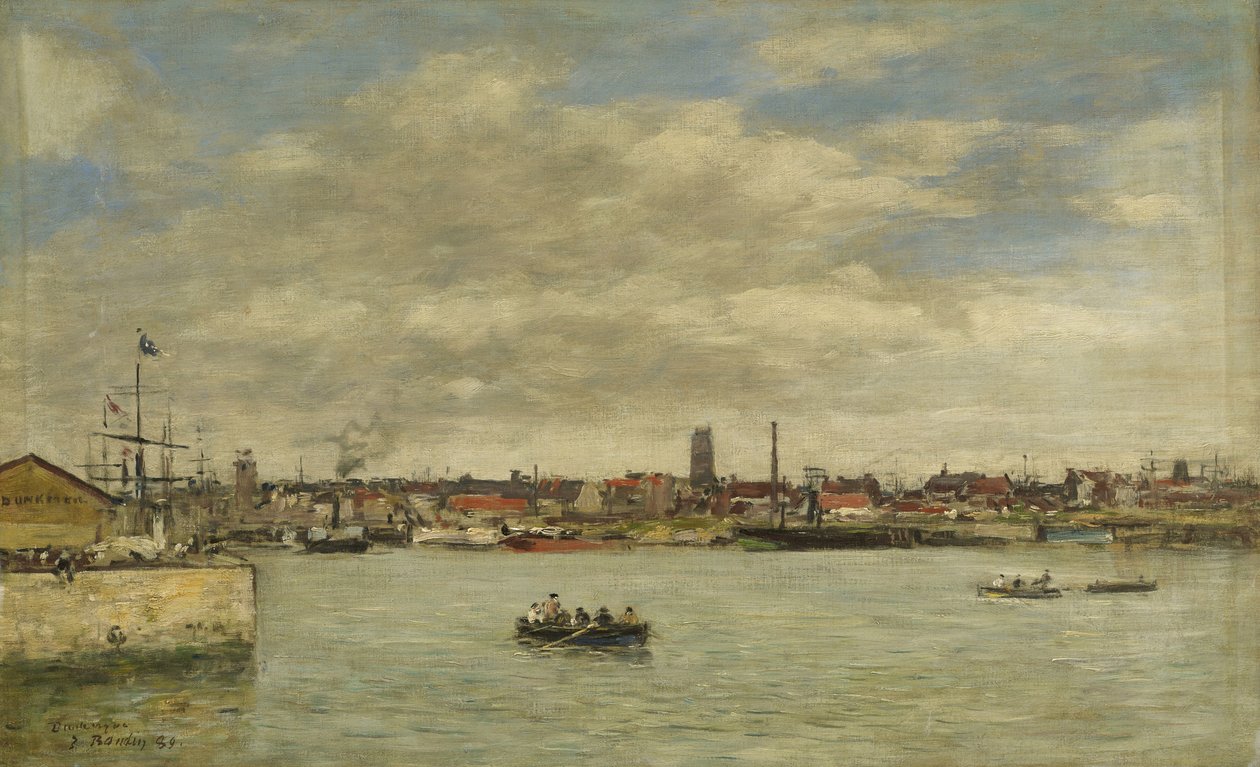Dunkerque, 1889 alkotó: Eugene Louis Boudin