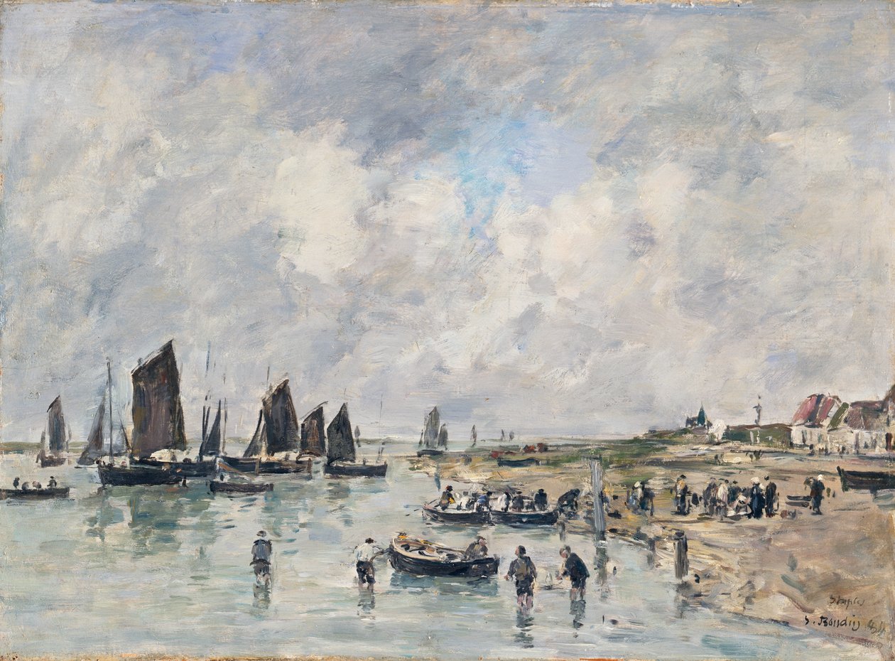 Etaples alkotó: Eugene Louis Boudin