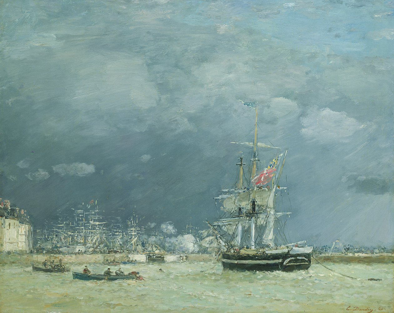 Este, Le Havre, 1866 alkotó: Eugene Louis Boudin