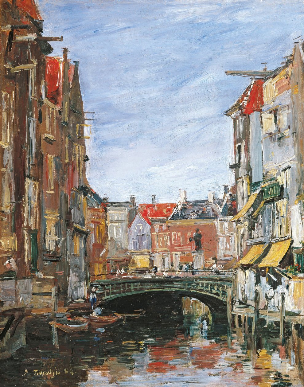 La Place Ary Scheffer, Dordrecht alkotó: Eugene Louis Boudin