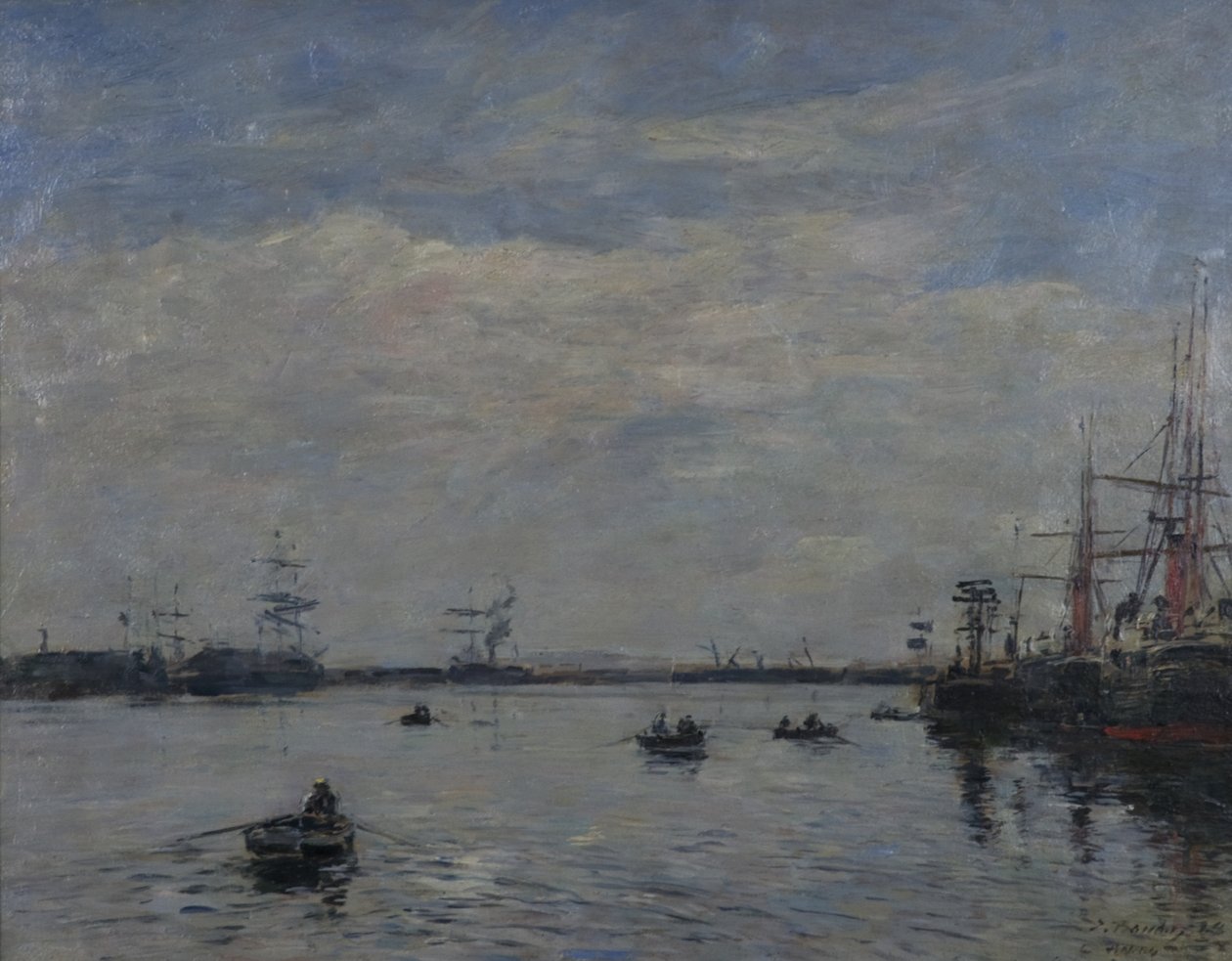 Le Havre, 1888 alkotó: Eugene Louis Boudin