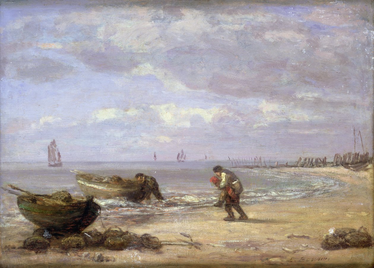 Apály Honfleur közelében alkotó: Eugene Louis Boudin