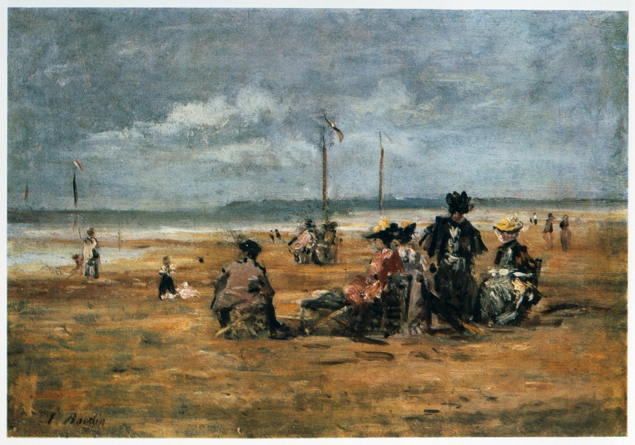 A tengerparton, 1880 alkotó: Eugene Louis Boudin