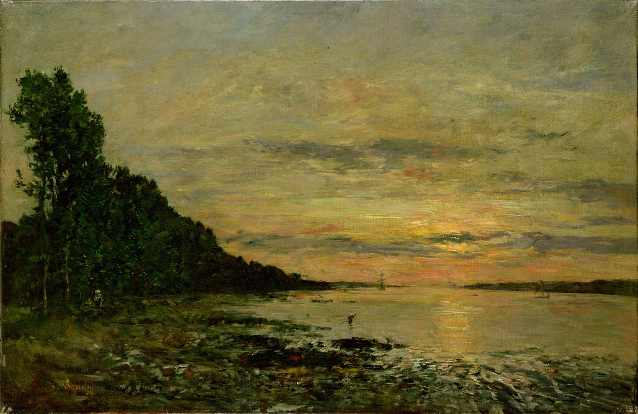 Plougastel-Daoulas, 1870-73 körül (olaj, vászon) alkotó: Eugene Louis Boudin