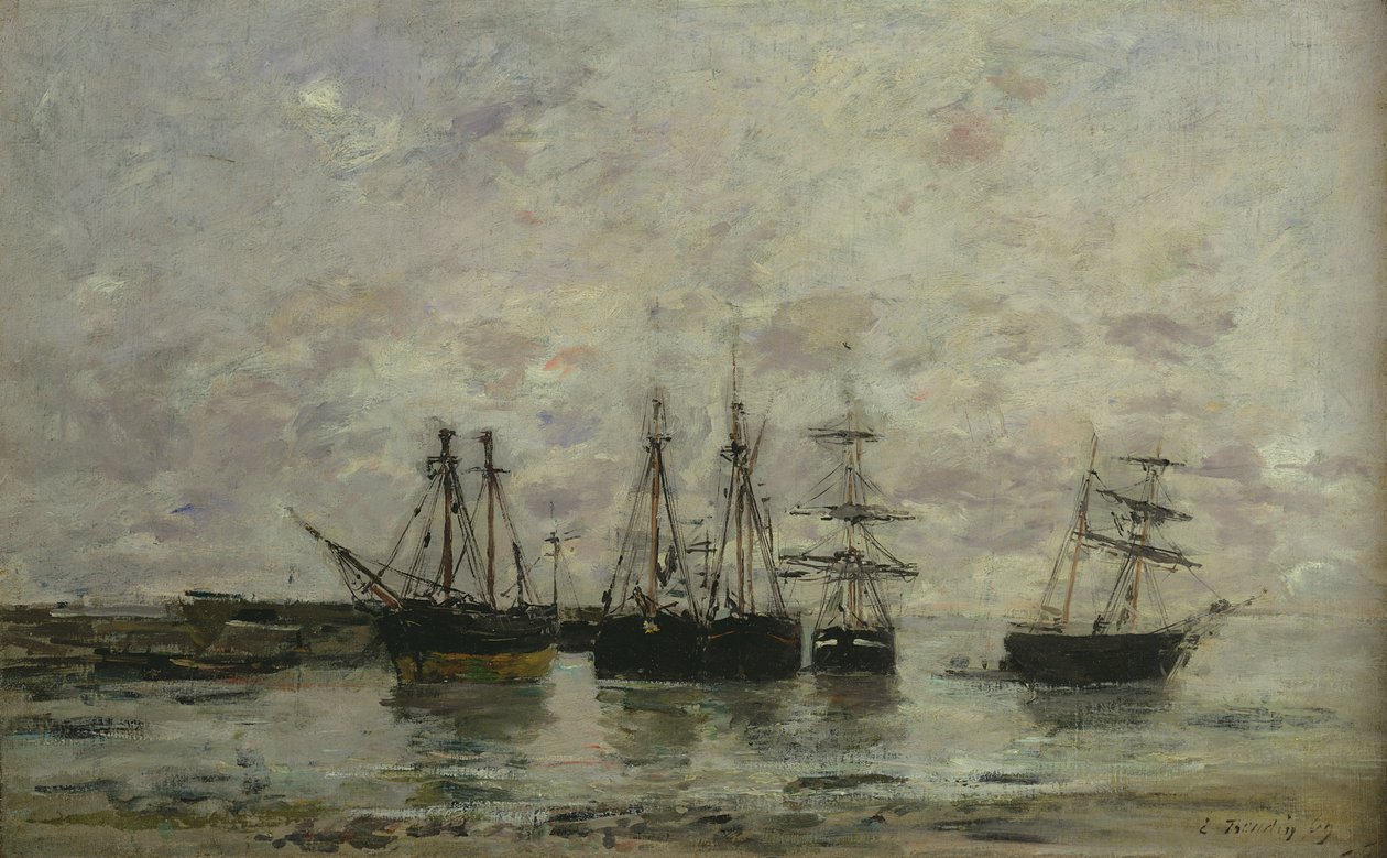 Portrieux, 1869 alkotó: Eugene Louis Boudin