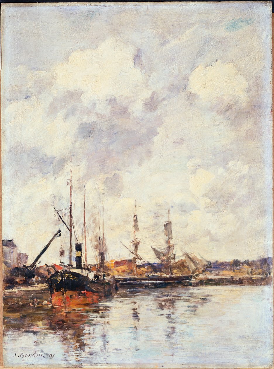 A medence, 1891 alkotó: Eugene Louis Boudin