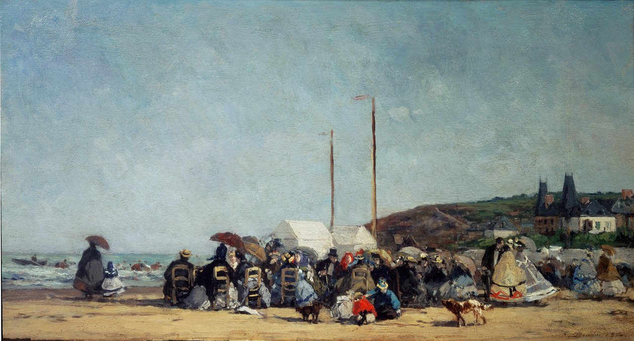 A Trouville-i strand alkotó: Eugene Louis Boudin