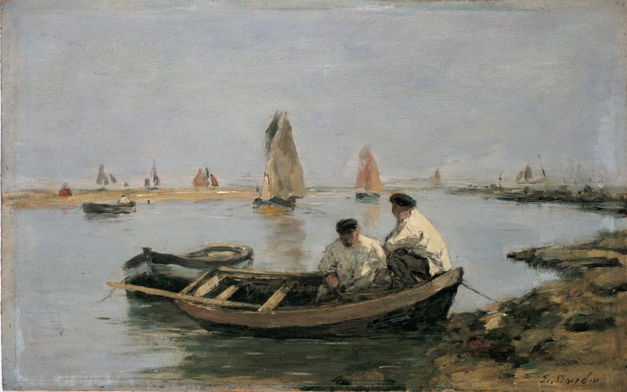 Torkolat, 19. század közepe alkotó: Eugene Louis Boudin
